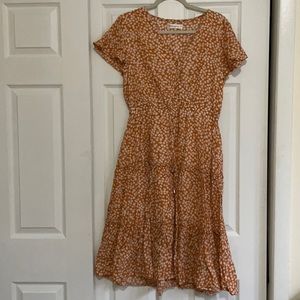 Floral knee length dress